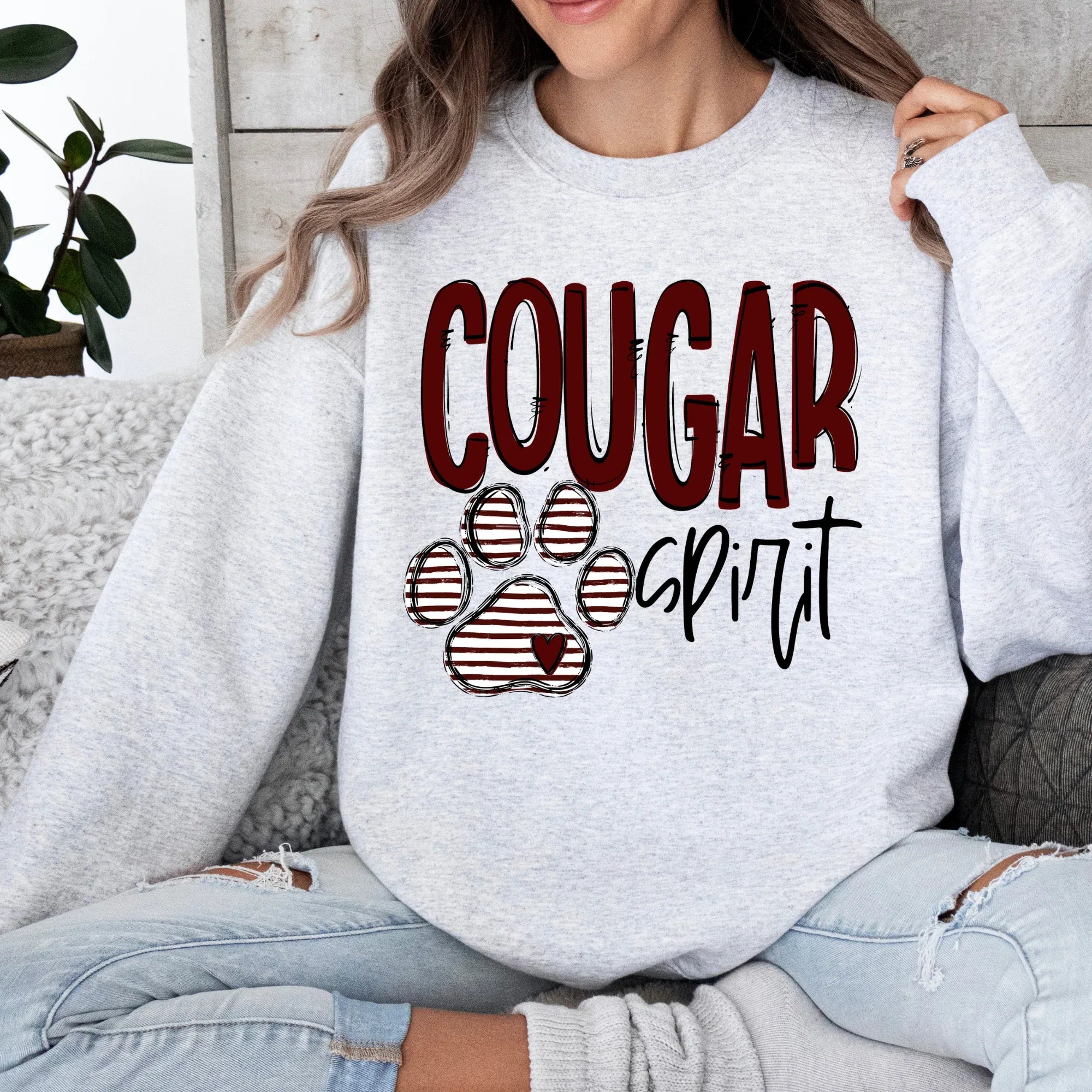 Cougar Spirit DTF Transfer - Merch Girls