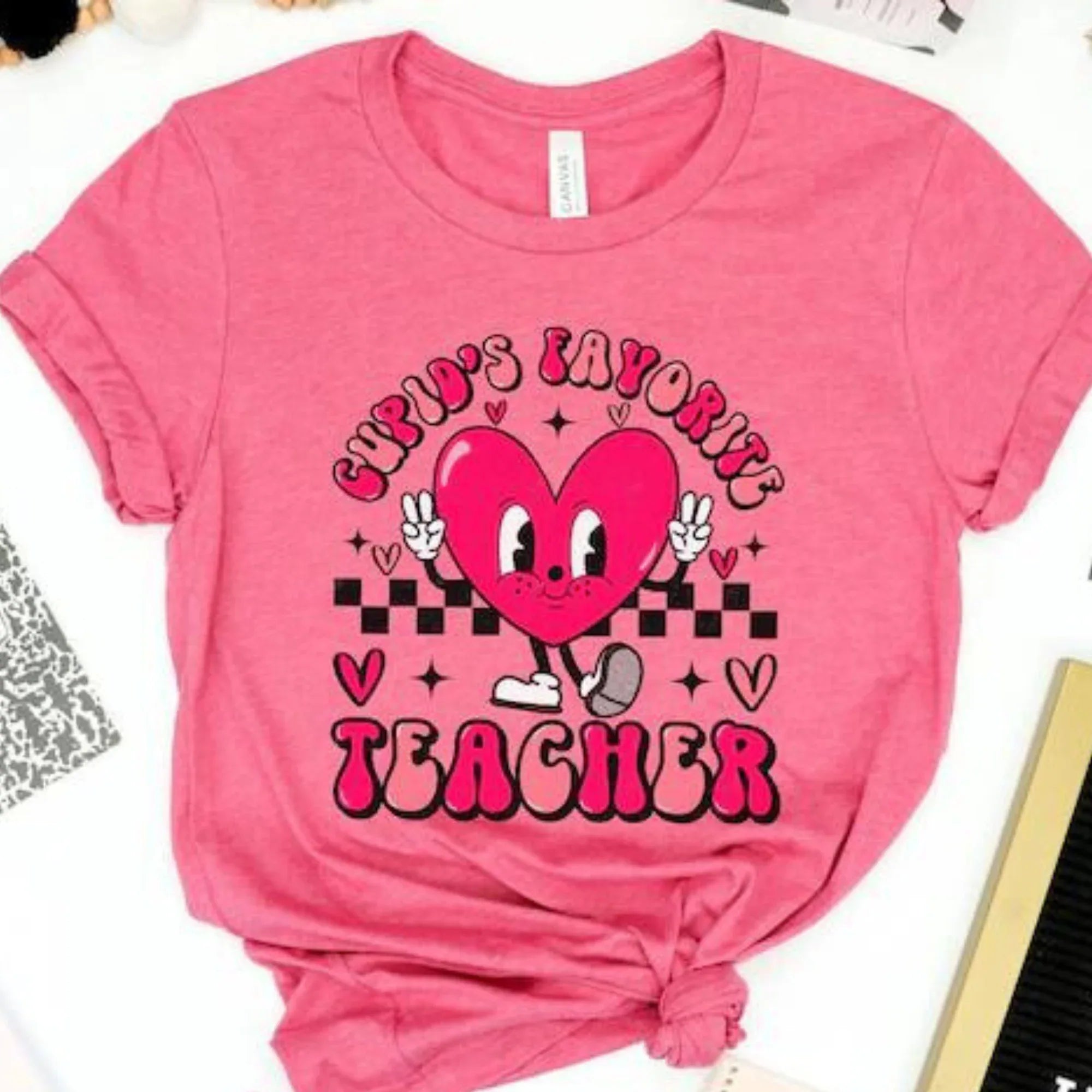Cupid's Favorite Teacher DTF Transfers - Merch Girls