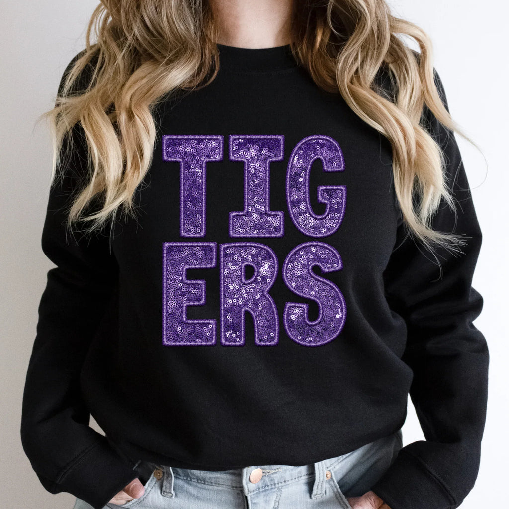Tigers Purple DTF Transfer - Merch Girls