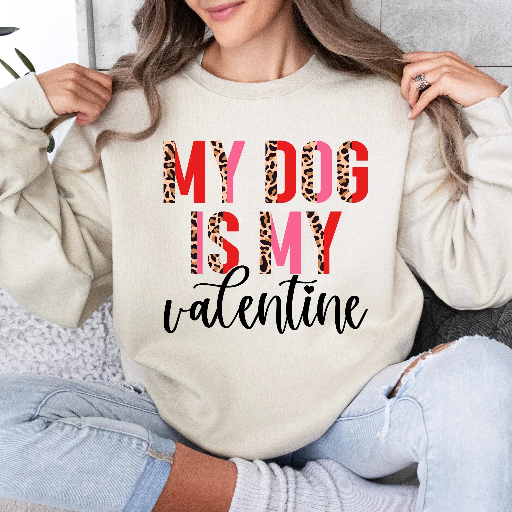 My Dog Is My Valentine DTF Transfer - Merch Girls