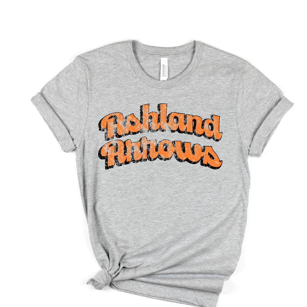 Ashland Arrows Distressed Curve DTF Transfer - Merch Girls