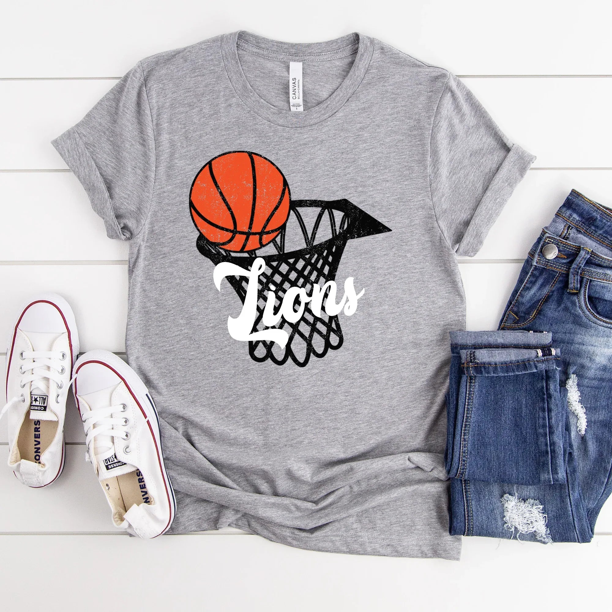 Lions Basketball DTF Transfer - Merch Girls