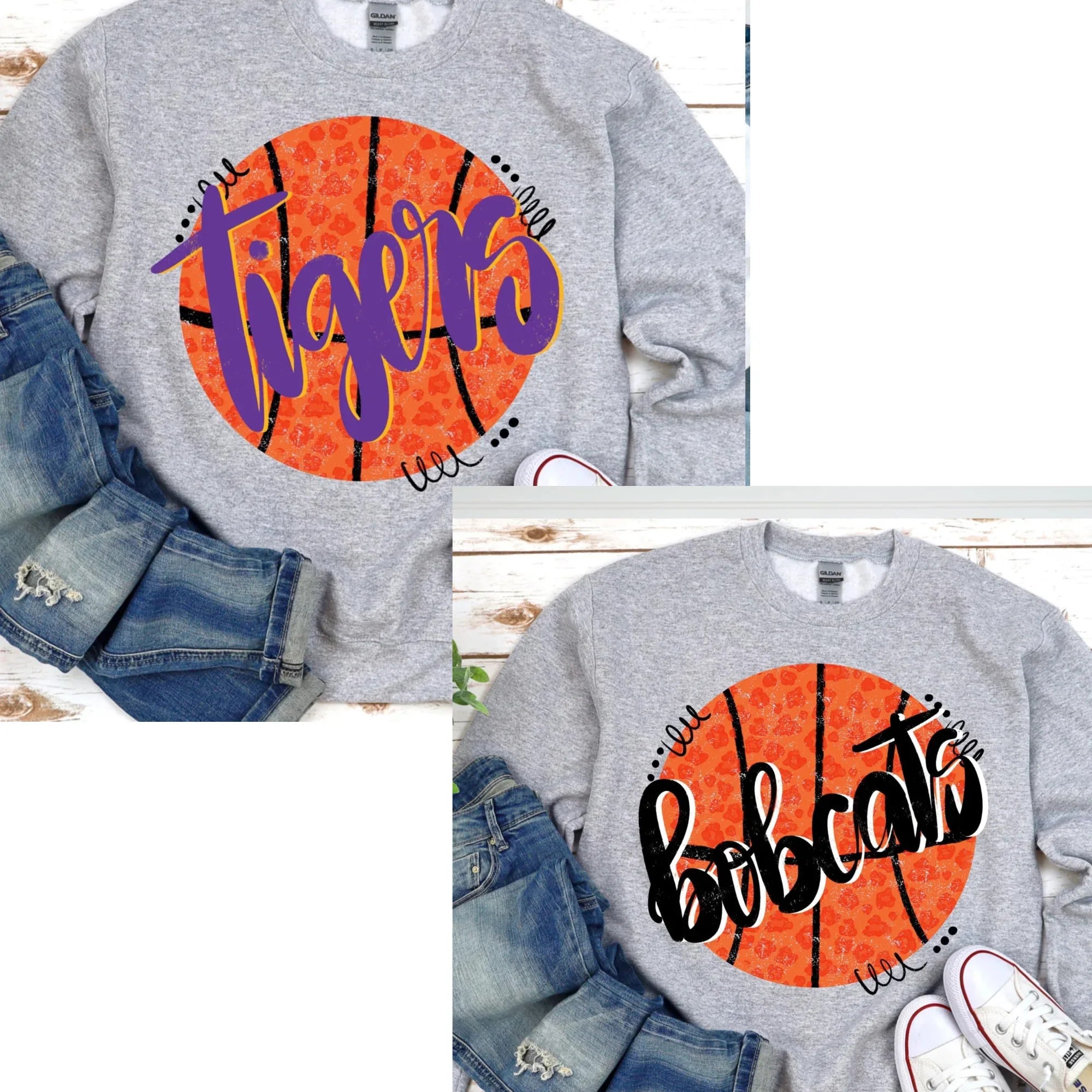 Leopard Basketball Design Mockup - No Physical Item! - Merch Girls