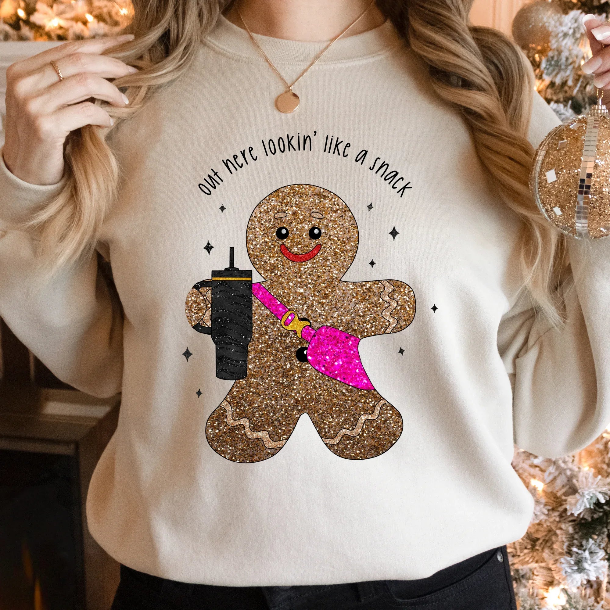Out here lookin' like a snack DTF Transfer - Merch Girls