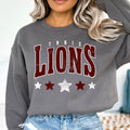 Ennis Lions Distressed DTF Transfer - Merch Girls