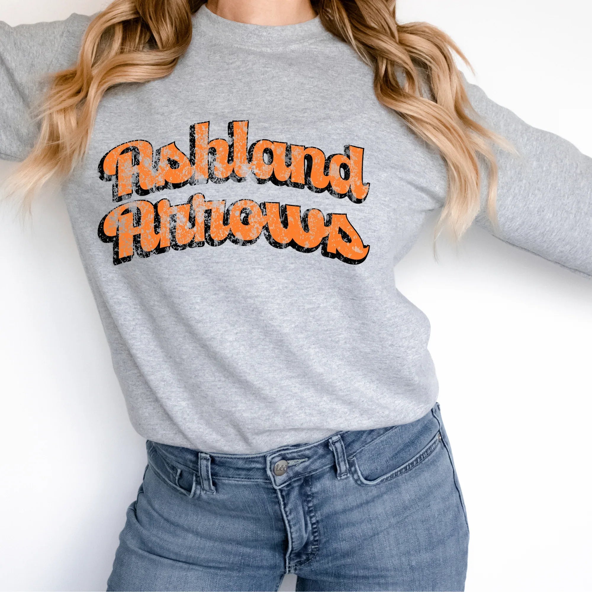 Ashland Arrows Distressed Curve DTF Transfer - Merch Girls