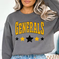 Generals Distressed Stars DTF Transfer - Merch Girls