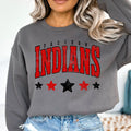 Jackson Indians Distressed Stars DTF Transfer - Merch Girls