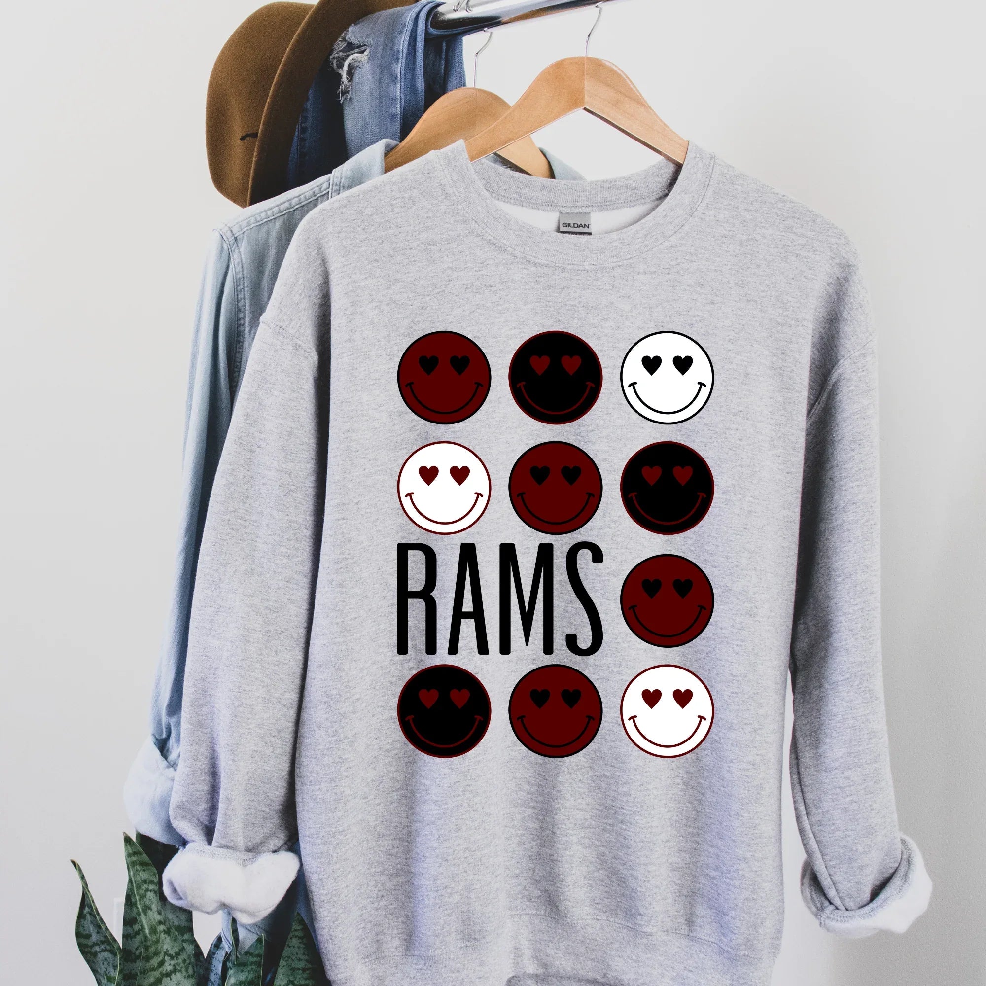 Rams Skinny Font Face Design DTF Transfer - Merch Girls