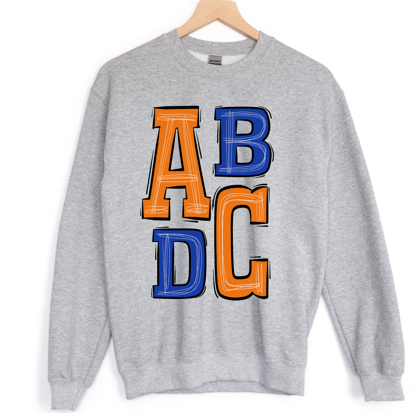 ABDC Sporty Varsity DTF Transfer