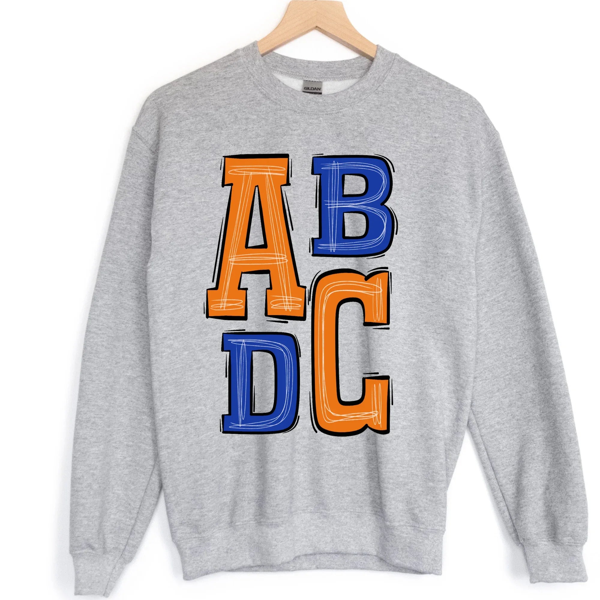 ABDC Sporty Varsity DTF Transfer - Merch Girls