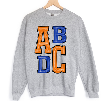 ABDC Sporty Varsity DTF Transfer