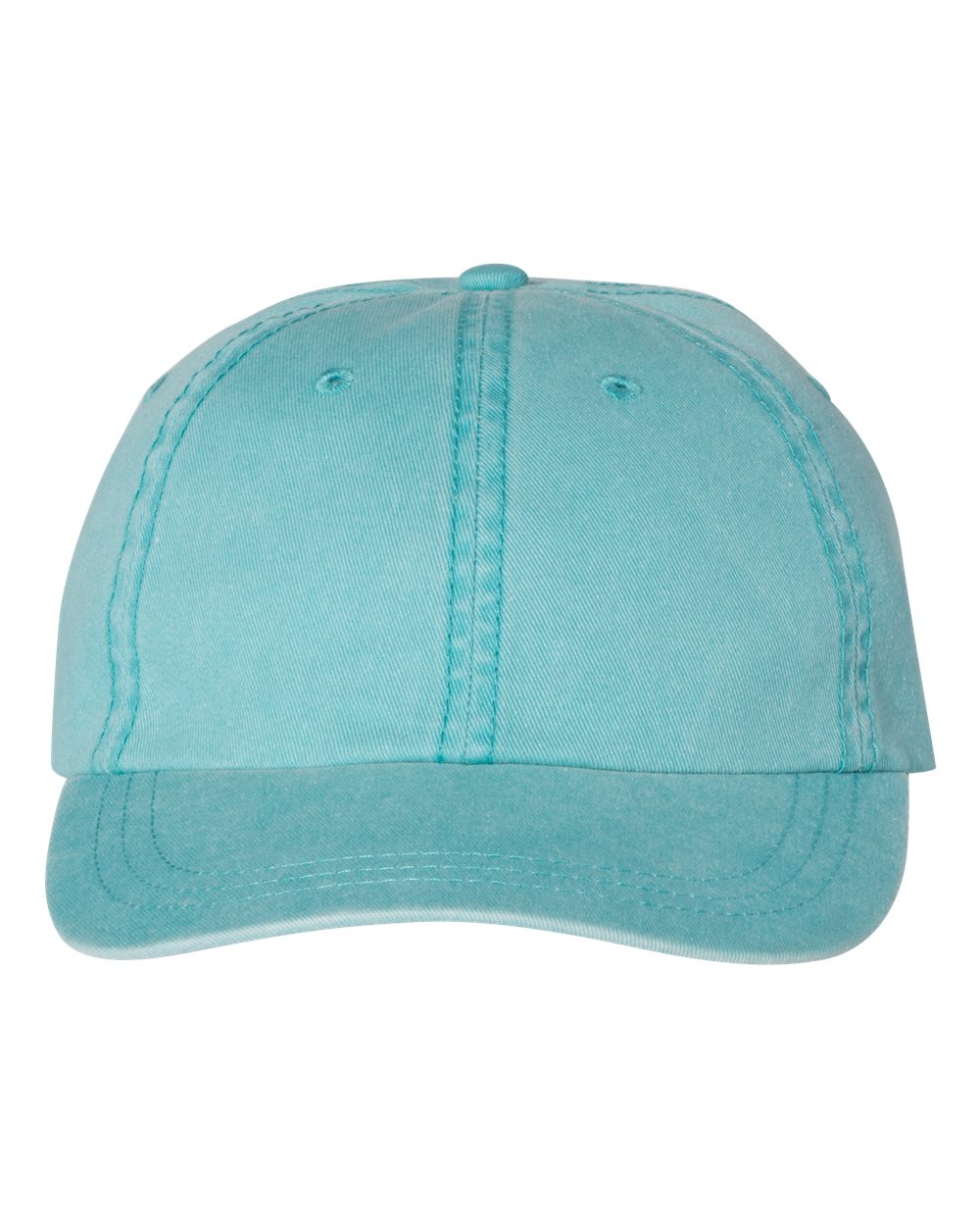 Embroidered Bean Stitch on Pigment-Dyed Twill Hat | Quick Ship