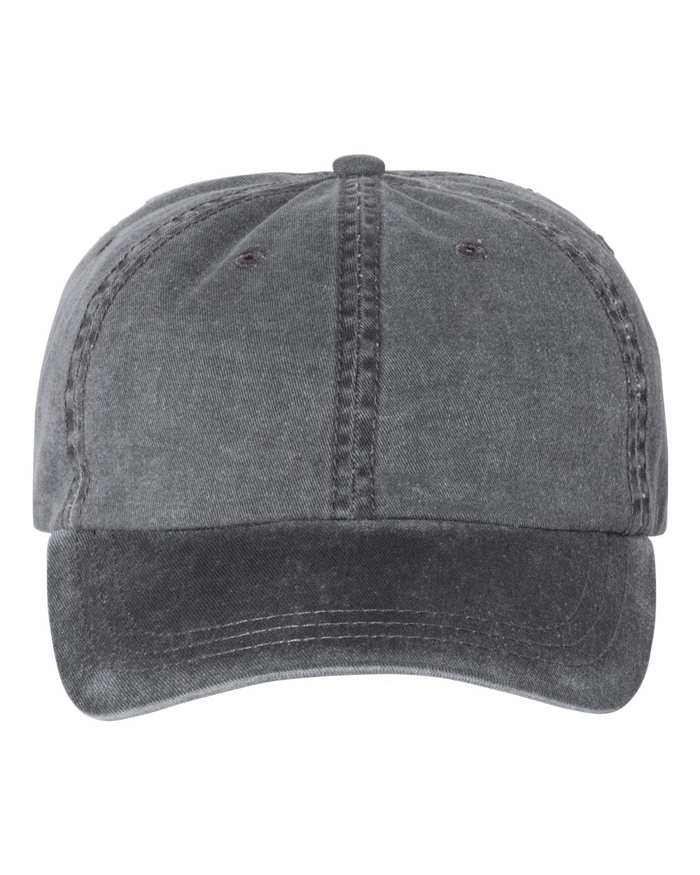 Embroidered Bean Stitch on Pigment-Dyed Twill Hat | Quick Ship