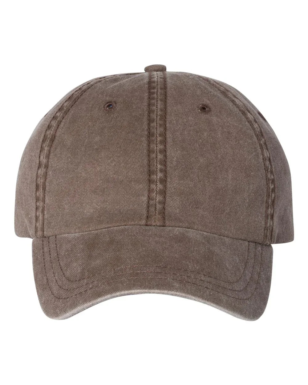 Embroidered Varsity Style Pigment-Dyed Twill Hat | Quick Ship - Merch Girls