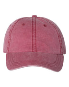 Embroidered Varsity Style Pigment-Dyed Twill Hat | Quick Ship - Merch Girls