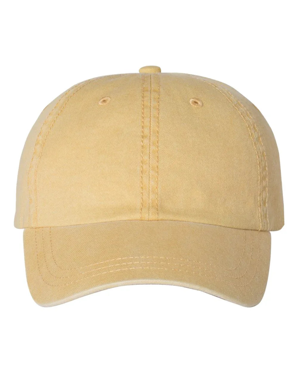 Embroidered Varsity Style Pigment-Dyed Twill Hat | Quick Ship - Merch Girls