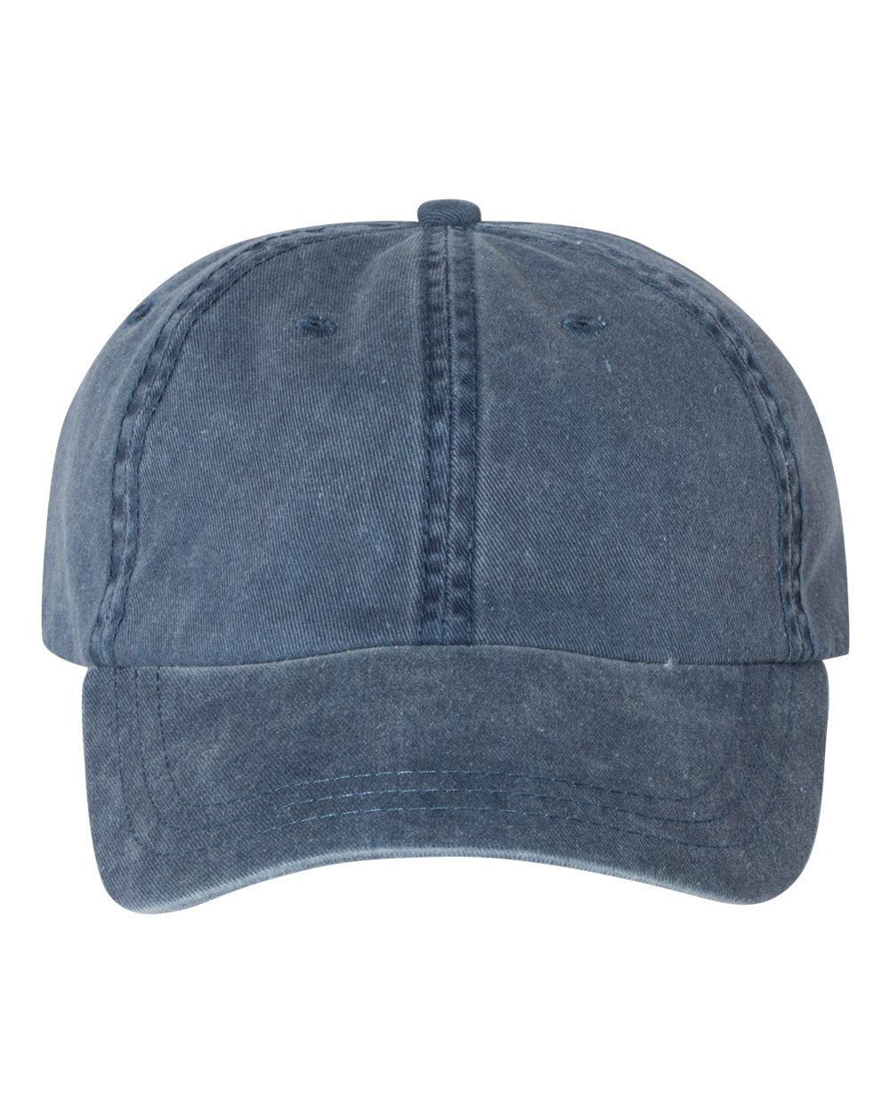 Embroidered Varsity Style Pigment-Dyed Twill Hat | Quick Ship