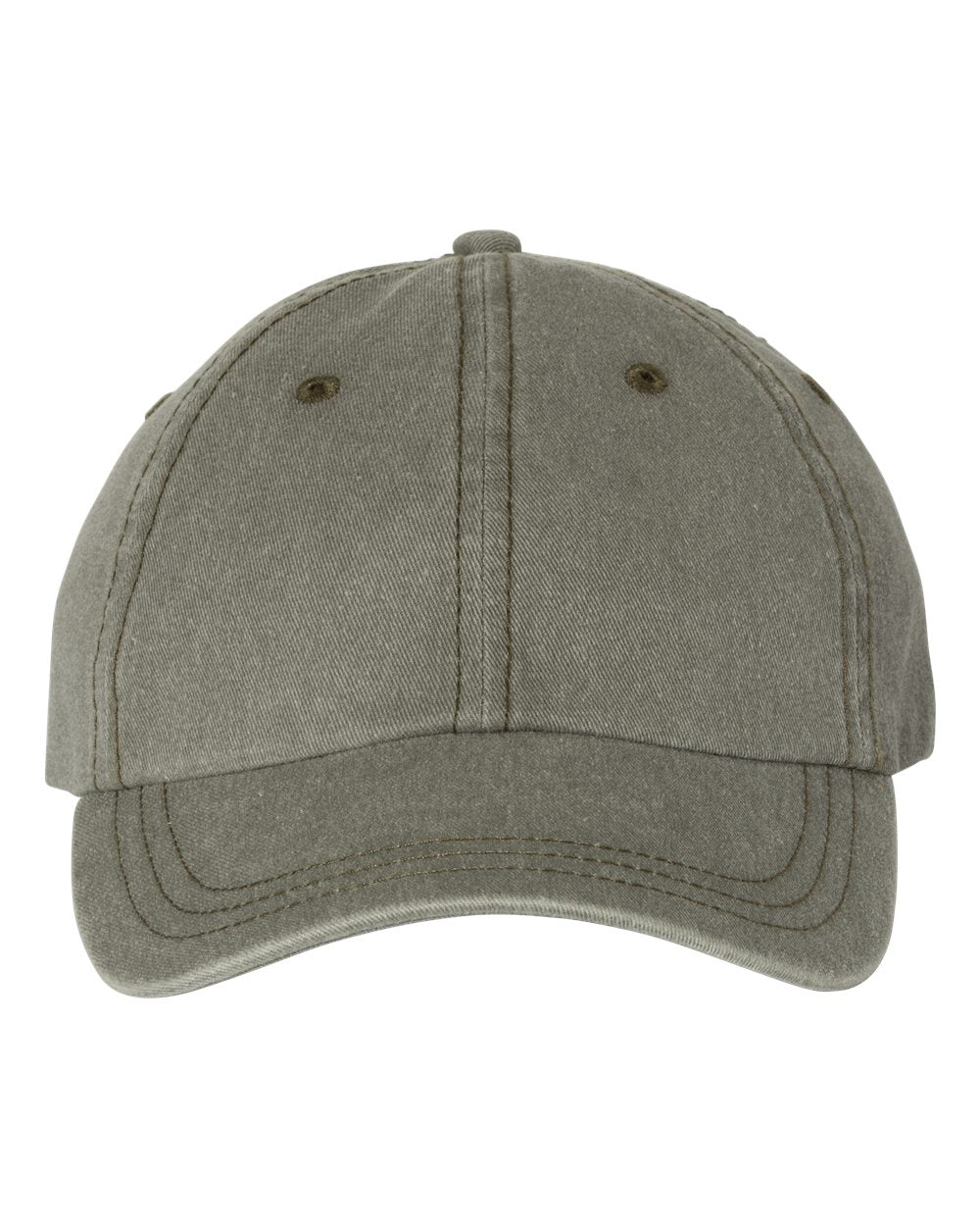 Embroidered Monogram Pigment-Dyed Twill Hat | Quick Ship
