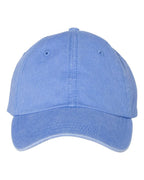 Embroidered Varsity Style Pigment-Dyed Twill Hat | Quick Ship - Merch Girls