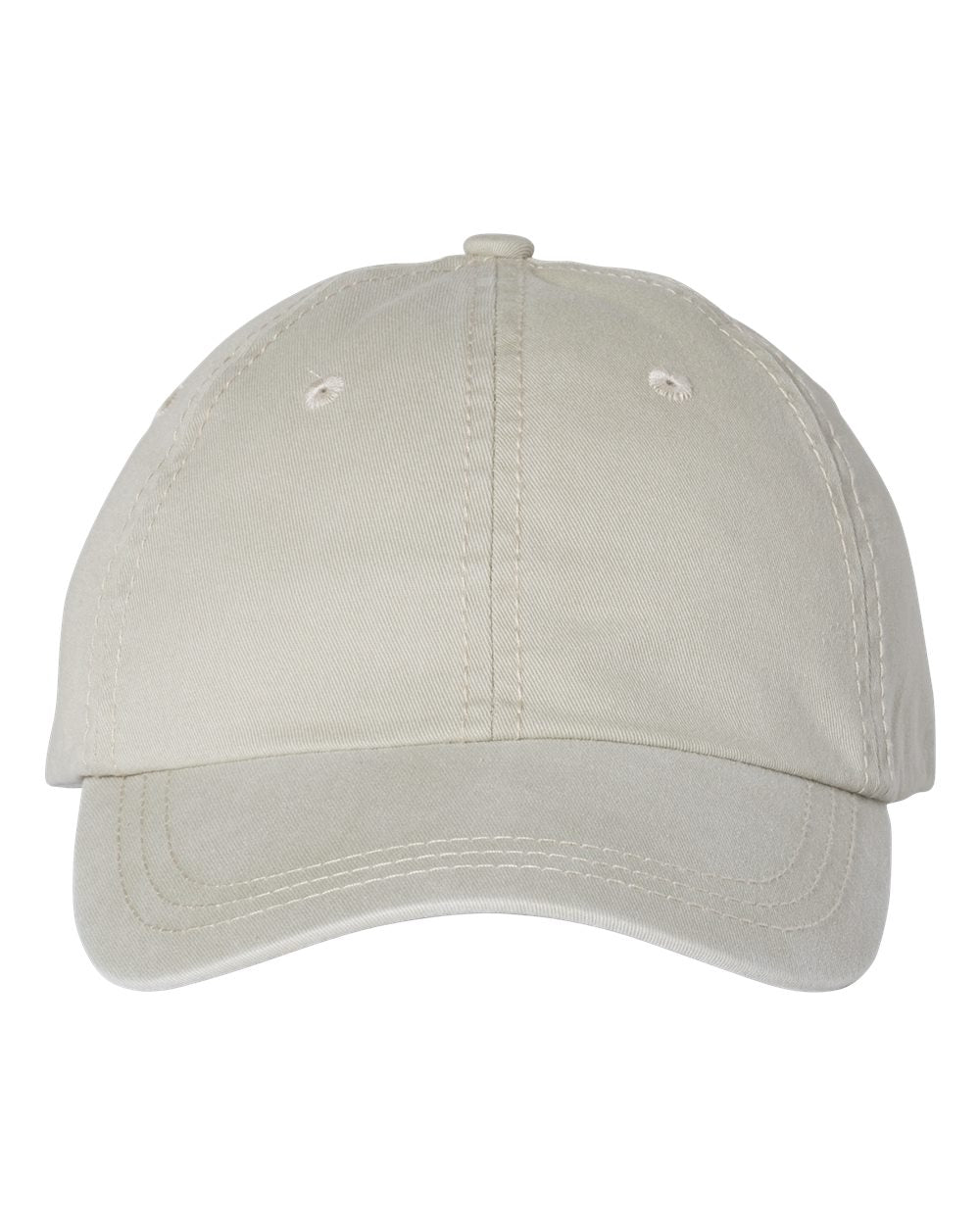 Embroidered Bean Stitch on Pigment-Dyed Twill Hat | Quick Ship