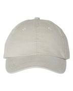 Embroidered Varsity Style Pigment-Dyed Twill Hat | Quick Ship - Merch Girls
