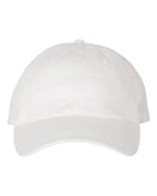 Embroidered Bean Stitch on Pigment-Dyed Twill Hat | Quick Ship - Merch Girls