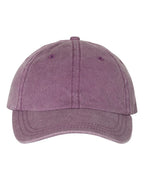 Embroidered Varsity Style Pigment-Dyed Twill Hat | Quick Ship - Merch Girls