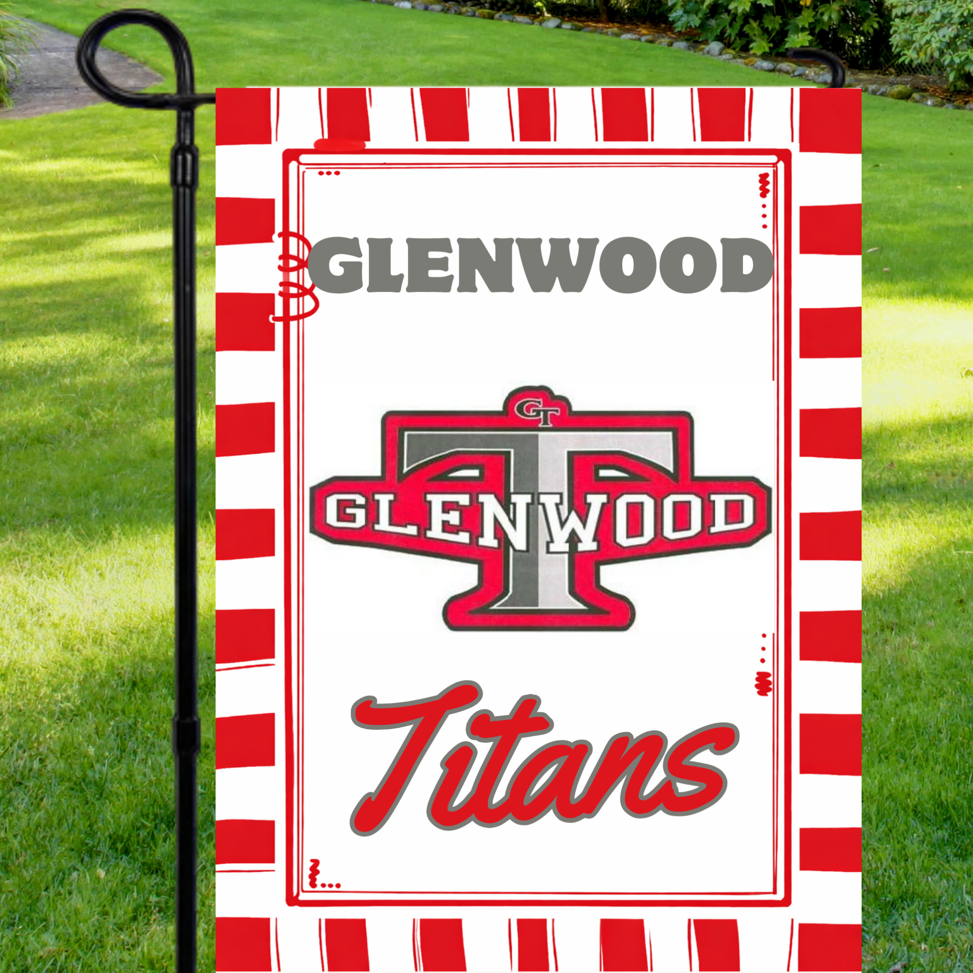 Glenwood Titans Garden Flag