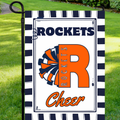 Rockets Cheer Garden Flag