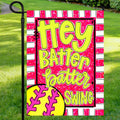 Hey Batter Batter Swing Softball Garden Flag - Merch Girls