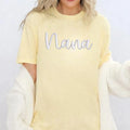 Nana 3D Puff Embroidered Shirt - Merch Girls