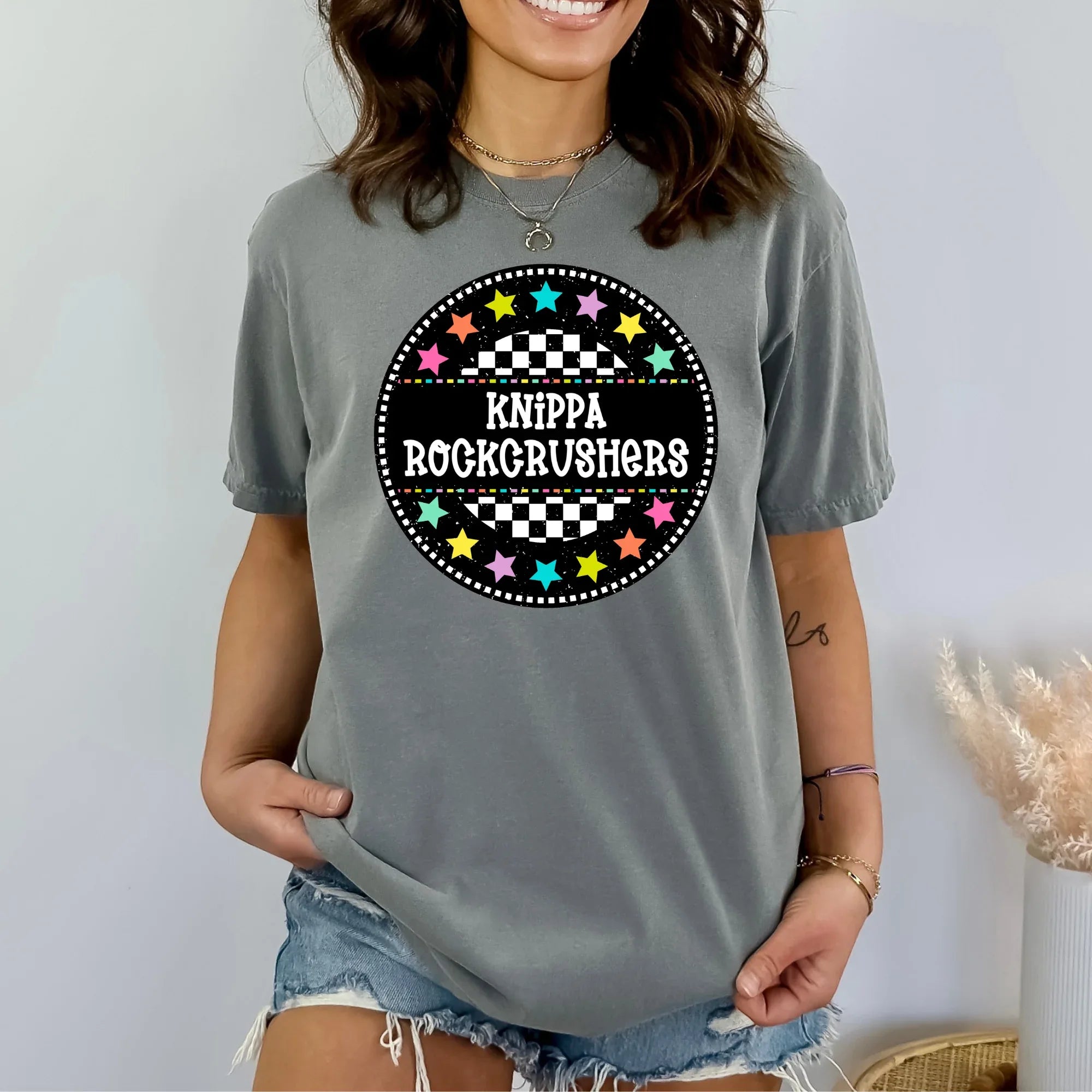 Knippa Circle Star Mascot DTF Transfer - Merch Girls
