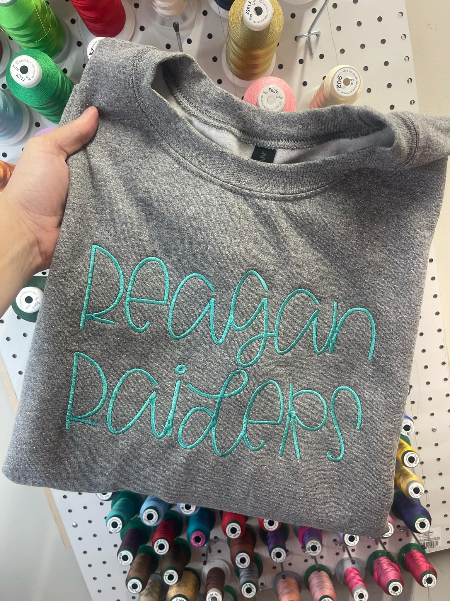 Custom Aloe Font Embroidered CC Short Sleeve/Sweatshirt - Merch Girls