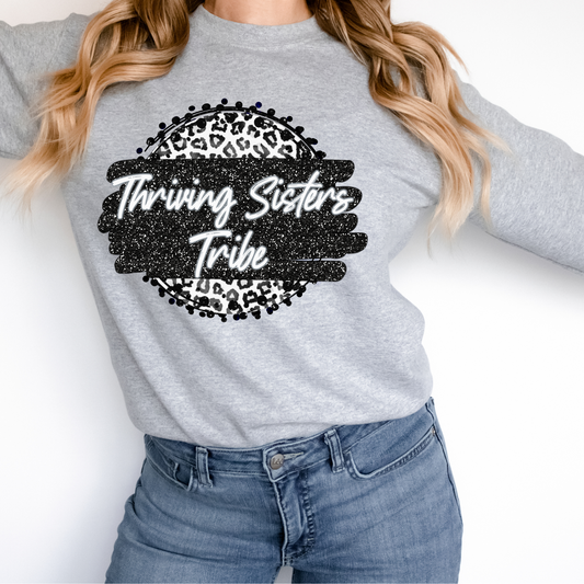 Thriving Sisters Tribe Leopard Cirlce DTF Transfer