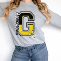 Georgetown Spilt Varsity DTF Transfer - Merch Girls