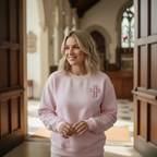 Embroidered Cross Shirt - Minimal Christian Faith Apparel