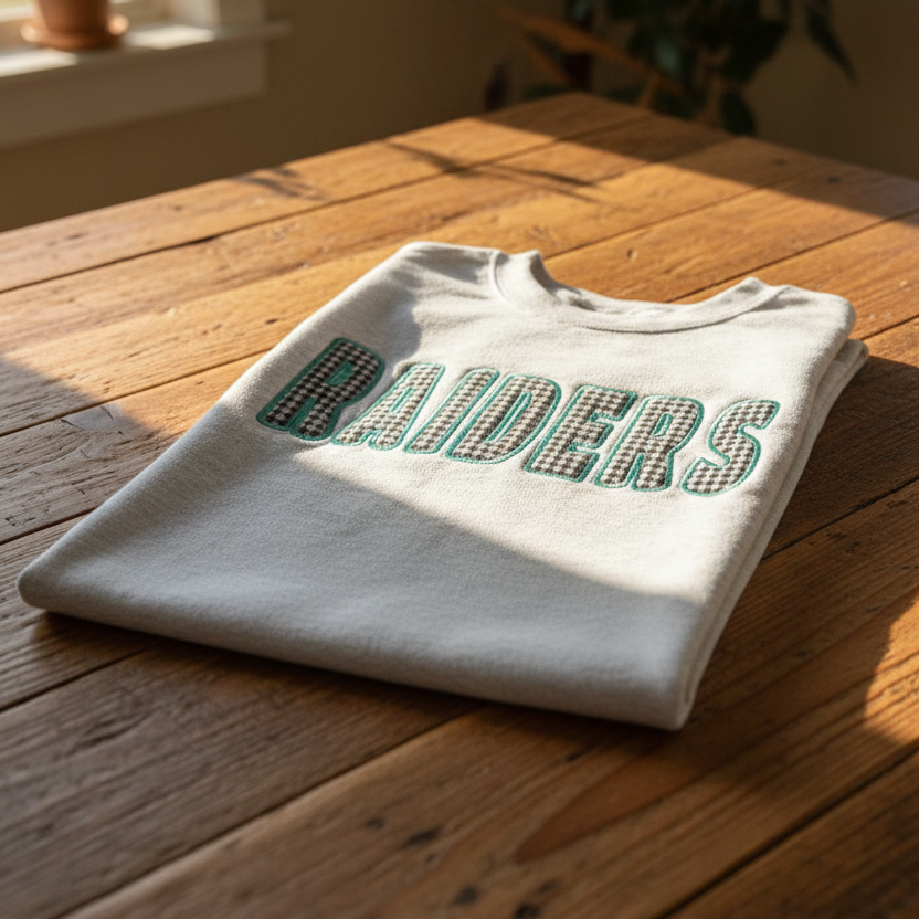 Custom Gingham Bubbly Applique Embroidered Shirt | Choose Style, Color & Thread