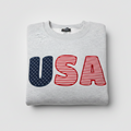 USA Stars & Stripes Bubble Applique Embroidered Shirt | Choose Style, Color & Thread