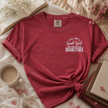 Good Girls Go to Bookstores | Embroidered Book Lover Shirt