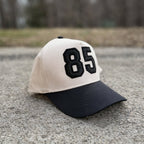 Jersey Number Glitter HTV Applique Embroidered Adjustable Five-Panel Twill Hat