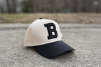 Collegiate Letter Glitter HTV or Fabric Applique Embroidered Adjustable Five-Panel Twill Hat