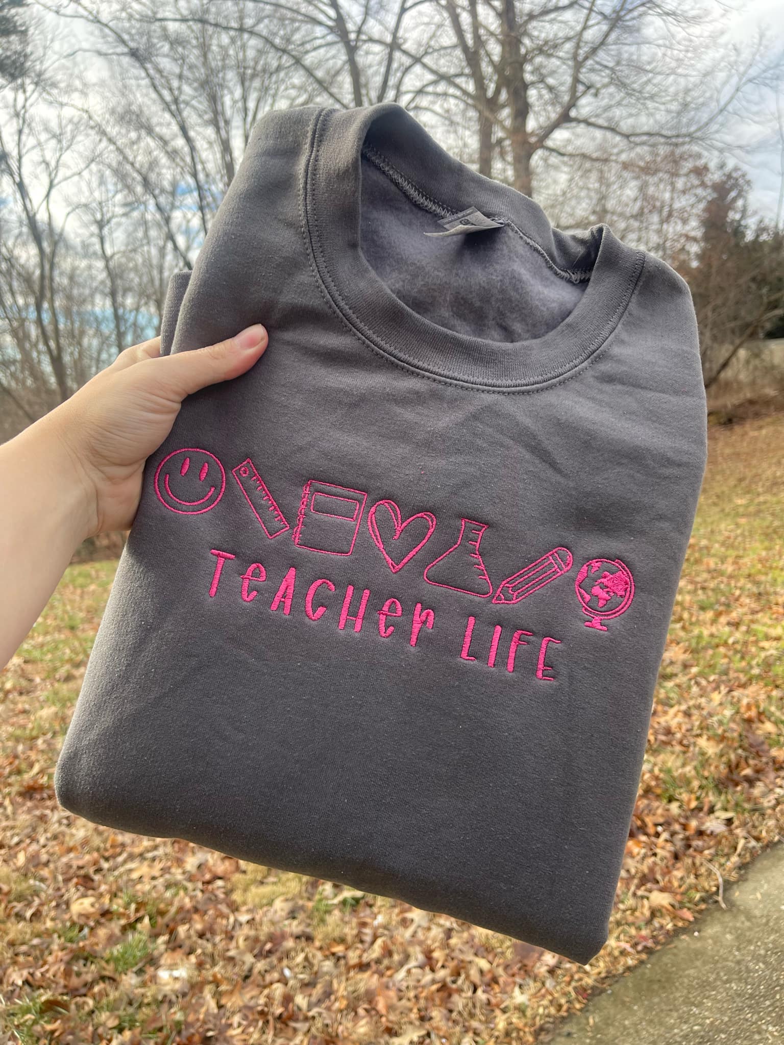 Teacher Life Embroidered Shirt | QUICK SHIP
