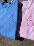 Bunny Left Chest Embroidered Sweatshirt | QUICK SHIP - Merch Girls