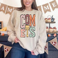 Comets Boho Sporty Varsity Doodle DTF Transfer - Merch Girls