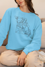Home State Linework Embroidered Shirt | QUICK SHIP - Merch Girls