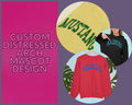 Custom Distressed Arch Mascot Design Mockup - No Physical Item! - Merch Girls
