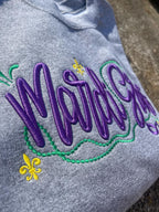 Mardi Gras 3D Puff Embroidered Shirt - Merch Girls