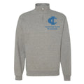 Cambridge-Isanti Bluejackets Embroidered Quarter Zip Fleece Sweatshirt - Merch Girls