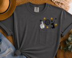 Meet Me At The 50 | Custom Embroidered Football Pocket Tee